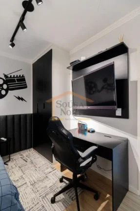 Imagem Sobrado moderno e super completo, com 144 m² muito bem distribuídos. Conta com cozinha, sala de es...