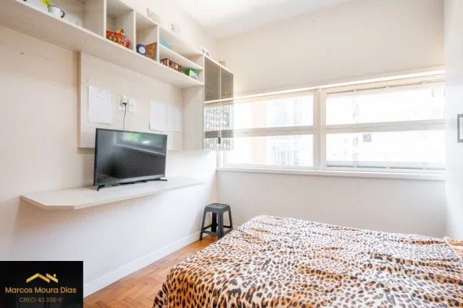 Imagem Apartamento Reformado na Av. Angelica, 144m², 3 dorms (1 suíte), lavabo, 1 Vaga. Edifício com Lazer