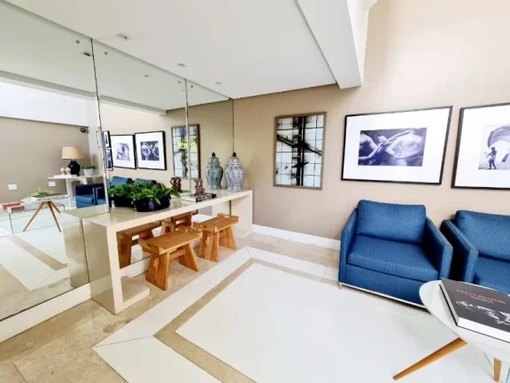 Imagem A 5ª Avenida imóveis selecionou esse belíssimo apartamento no Jardim Apipema, um charmoso 3 suites c/ sala ampliada, Closet, 178,59m² e 03 vagas