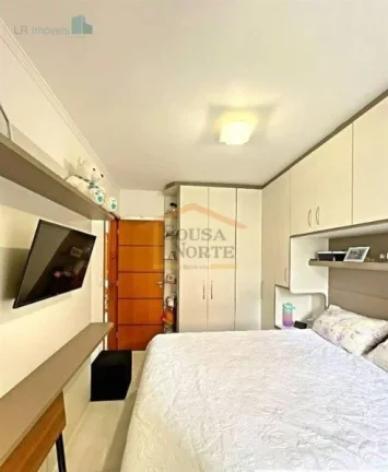 Imagem Casa em condomínio fechado, 2 dormitórios, sendo os 2 suítes, sala 2 ambientes, cozinha planejada...