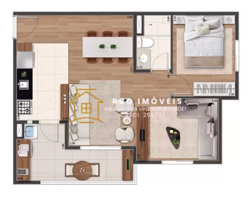 Imagem Lançamento Serenne Residencial | 1 e 2 Dormitórios | 1 ou 2 vagas na Aldeia de Barueri