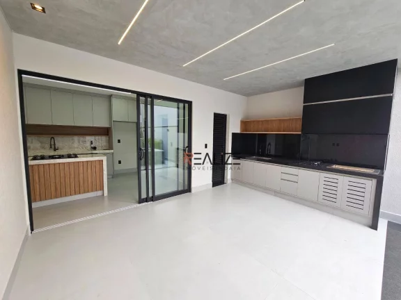 Imagem Casa térrea com escritório e banheira de hidromassagem à venda, 196 m² por R$ 1.790.000 - Condomínio London Park - Indaiatuba/São Paulo