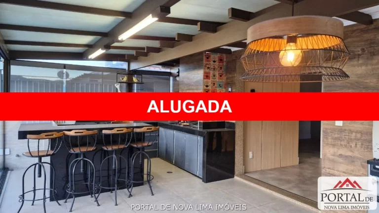 Cobertura para Alugar no Botanique, Nova Lima - 4 Quartos, Cozinha Gourmet e Área de Lazer Completa