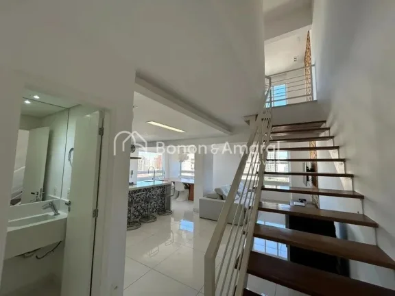 Imagem Apartamento Duplex à venda no Cambuí, Campinas, com 104 m² de área útil. O imóvel conta com 2 ...