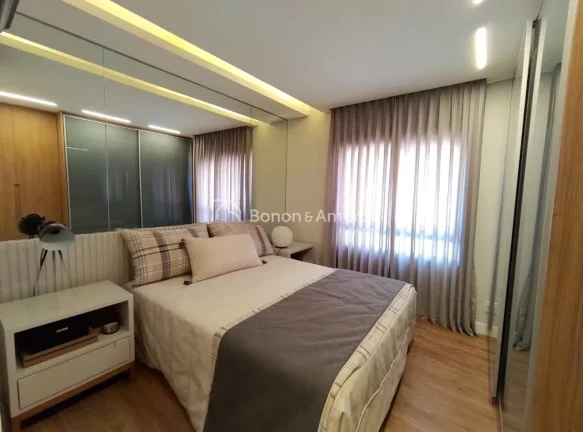 Imagem Apartamento moderno de 50m², com 1 dormitório (suíte), varanda gourmet com churrasqueira, sala de...