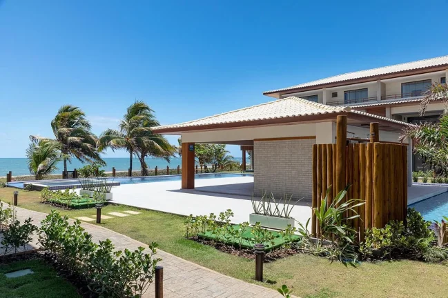 Imagem Apartamento duplex com acesso ao mar, na praia de ITACIMIRIM em Camaçari-BA