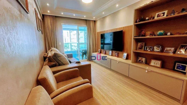 Imagem Apartamento com 3 dormitórios à venda, 104 m² por R$ 1.550.000 - Gonzaga - Santos/SP