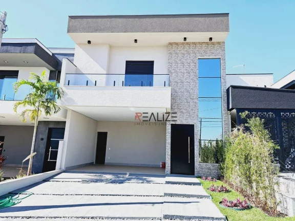 Imagem Casa/Sobrado com 3 suítes e escritório à venda, 202 m² por R$ 1.590.000 - Condomínio Fechado - Indaiatuba/SP