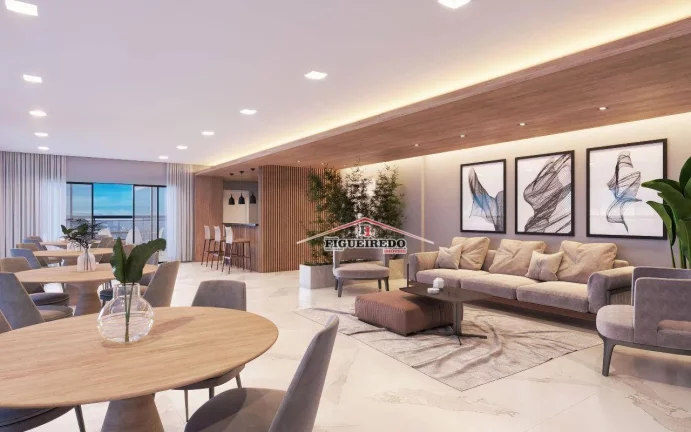 Imagem Apartamento à venda, 87 m² por R$ 652.000,00 - Boqueirão - Praia Grande/SP