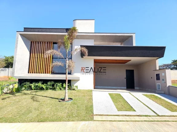 Imagem Casa moderna com 3 suítes à venda, 212 m² por R$ 2.400.000 - Condomínio Alto Padrão - Indaiatuba/SP
