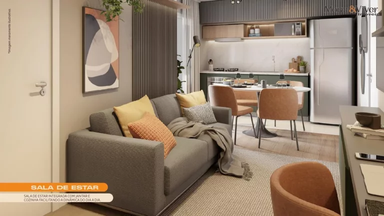 Imagem Apartamento para Venda em Pinhais, Vargem Grande, 2 dormitórios, 1 banheiro, 1 vaga
