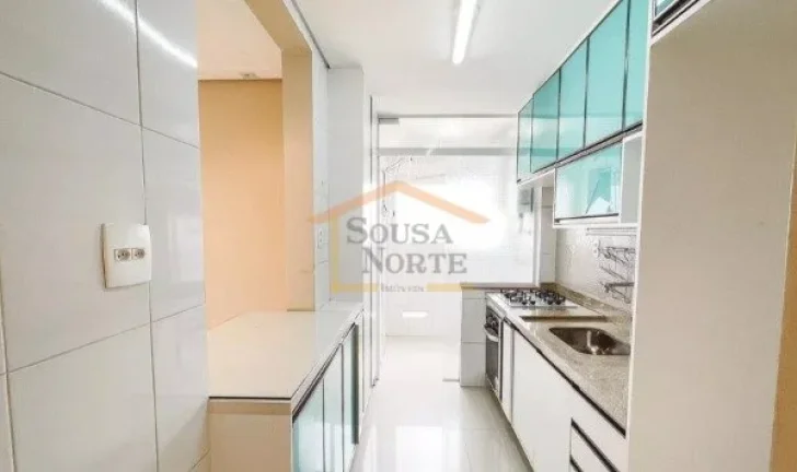Imagem Apartamento com 83 m², distribuído em 2 dormitórios, sendo 1 suíte, sala com varanda, cozinha am...