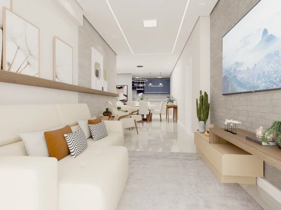 Imagem Apartamento com 2 dorms, Jardim Caiahu, Mongaguá - R$ 507 mil, Cod: 1650