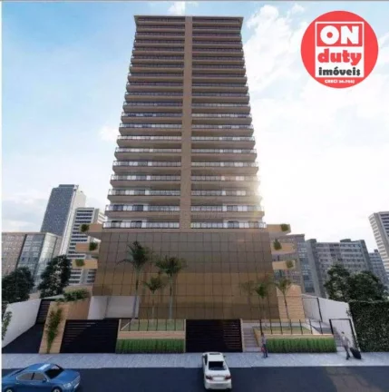 Imagem Espetacular Cobertura. Uma quadra da praia com 3 suítes à venda, 160 m² por R$ 2.800.000 - José Menino - Santos/SP