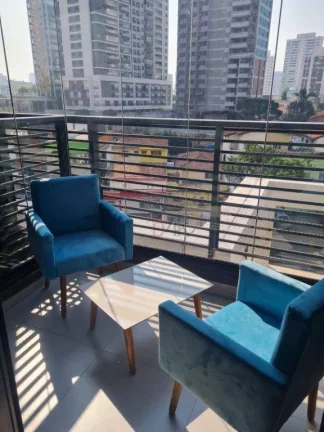 Imagem Apartamento com 1 dormitório para alugar, 26 m² por R$ 3.185/mês - Brooklin - São Paulo/SP