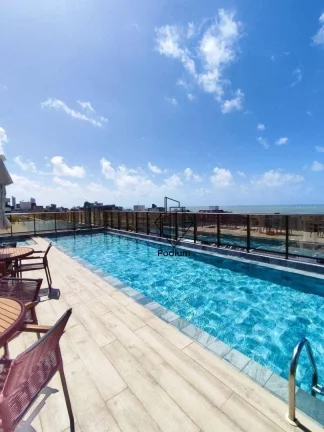 Imagem Apartamento de porteira fechada com varanda / sacada no Cabo Branco -AP2727.