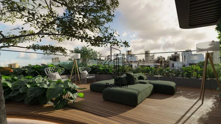 Imagem Flats com varanda gourmet Beira-Mar em Manaíra - João Pessoa/PB - FL0853.