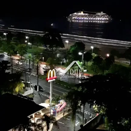 Imagem Apartamento com 1 dormitório com vista mar, à venda, 61 m² por R$ 850.000 - Aparecida - Santos/SP