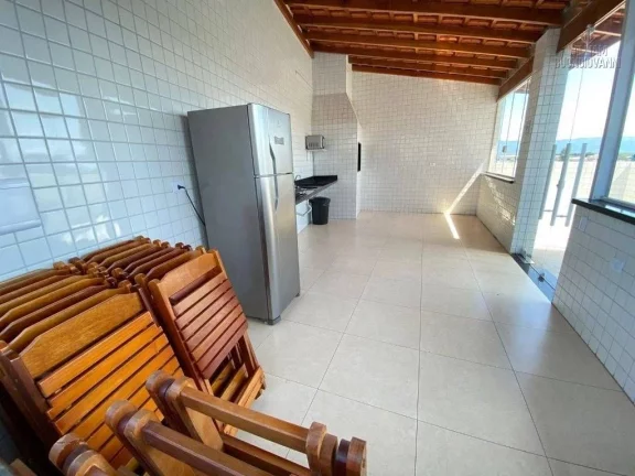 Imagem Apartamento na Vila Tupi, 1 Quarto com Sacada Gourmet, 53m² de área útil.