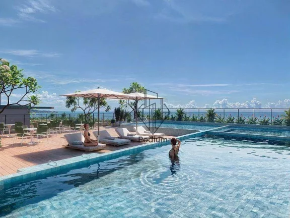 Imagem Flats duplex na cobertura com piscina privativa e excelente localização a 230m da praia do Bessa / Jardim Oceania - FL0529