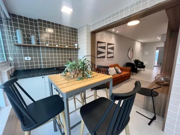 Imagem Apartamento para Venda em Praia Grande, Mirim, 2 dormitórios, 1 suíte, 1 banheiro, 1 vaga