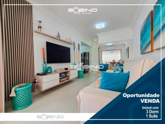 Imagem Apartamento à venda, com 3 dormitórios 1 suíte 84m², 2 Vagas - em Riviera de São Lourenço - Bertioga SP