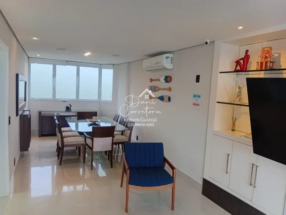 Imagem Cobertura de luxo à venda em Guarujá-SP, Morro Sorocotuba: 4 quartos, 4 suítes, 2 salas, 6 banheiros, 4 vagas, 255m².