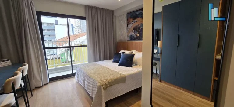 Imagem Studio pronto para morar de 26m2 perto do metrô Alto da Boa Vista - ótimo para morar e investir