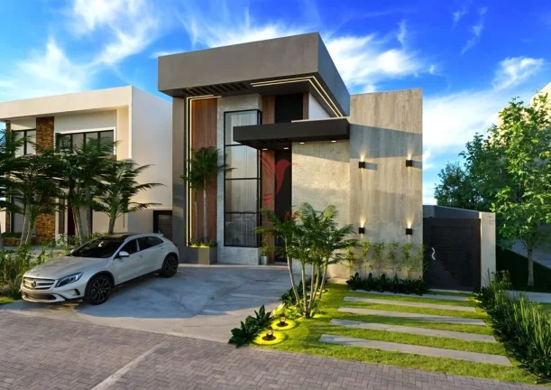 Imagem Casa térrea com 3 Suites, 2 Vagas de Garagem, disponível em condomínio sunville
