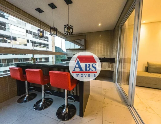Imagem Apartamento com 3 dormitórios à venda, 147 m² por R$ 1.700.000,00 - Canto do Forte - Praia Grande/SP