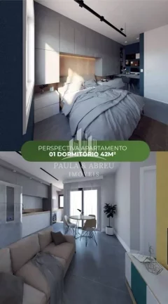 Imagem Apartamento de 42m², 1 Dormitórios, 1 Vaga, Entrega 12/25, Última Unidade, Vila Bocaina, Mauá-SP
