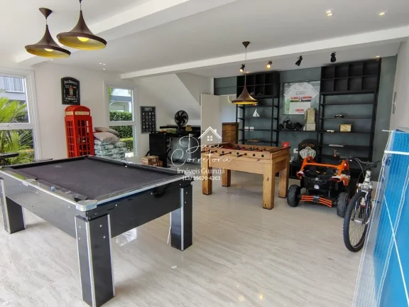 Imagem Casa de luxo em condomínio na Enseada, Guarujá-SP: 5 quartos, 5 suítes, 2 salas, 4 vagas e 390m² de área. Imperdível!