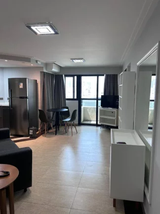 Imagem Flat para aluguel possui 43 m2 quadrados com 1 quarto em Cerqueira César SP