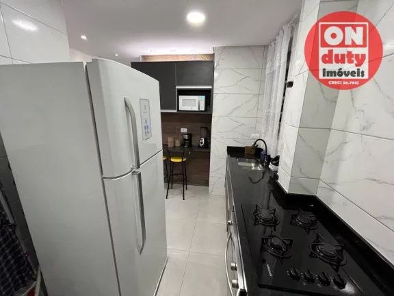 Imagem Apartamento com 2 qaurtos à venda, 60 m² por R$ 299.000 - Centro - São Vicente/SP