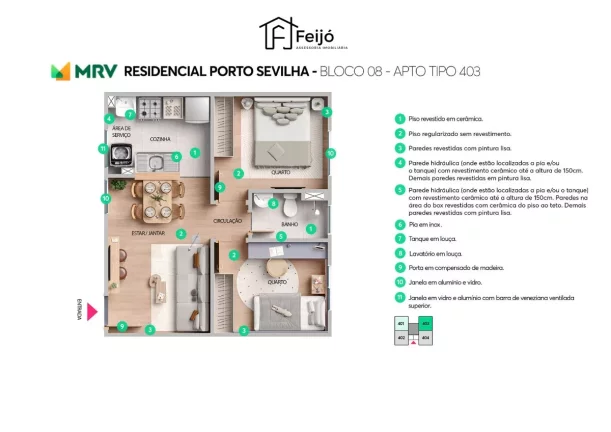Imagem Apartamentos 2 dorm. na Protásio Alves com opção de sacada e churrasqueira