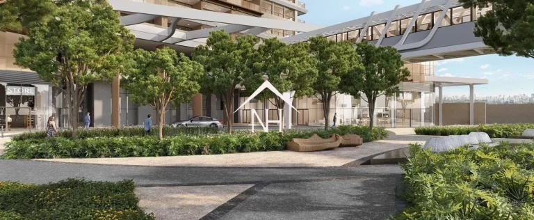 Imagem Studio de 32m no Brooklin c/ dormitório integrado a varanda,espaço gourmet,piscinas,salão de jogos,fitness,bicicletário,sauna,lavanderia,spa,sauna
