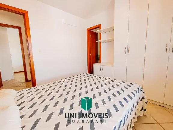 Imagem Apartamento na Praia das Castanheiras em Guarapari com 2 Quartos (1 Suíte), 2 Vagas, Frente para o Mar