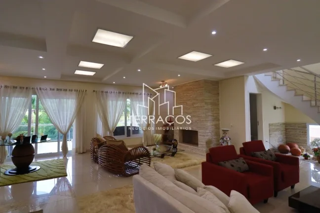 Imagem CASA À VENDA COM PISCINA, 3 SUÍTES, 650M² AC, NO CONDOMINIO INHANDJARA - ITUPEVA/SP