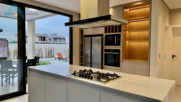 Imagem Casa Nova Semi Mobiliada 4 Suítes Condomínio Atibaia