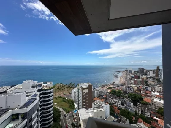 Imagem A 5ª Avenida Imóveis selecionou essa exclusiva unidade de Repasse, no Morro Ipiranga Residence: 4 suítes, andar altíssimo, melhor prumada vista mar