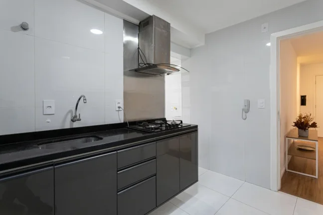 Imagem Apartamento 46M², 1Q, 1 Banheiro, 1 Vaga, Varanda, Piscina, Academia, Piscina Aquecida, Espaço Gourmet, Playground, Salão de Festa, Churrasqueira.