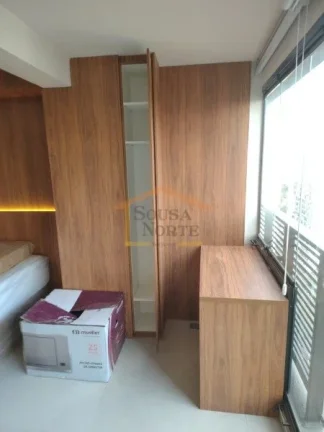 Imagem Lindo Studio, 1 dormitório, cozinha, banheiro, sem vaga. 26m². Com vista para cidade, em andar alt...