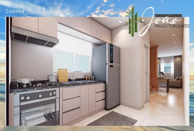 Imagem Casa em Condomínio à Venda na Quietude, Praia Grande-SP: 2 Quartos, 1 Sala, 1 Banheiro, 62,20 m² de Área