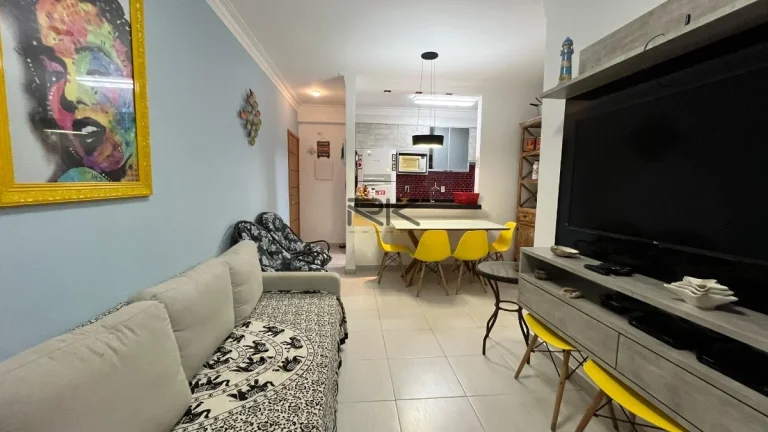 Imagem APARTAMENTO PRAIA GRANDE com 2 dormitórios sendo 1 suíte,1 vaga de garagem,sala 2 ambientes,varanda gourmet com churrasqueira