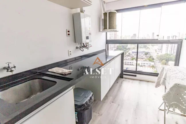 Imagem Apartamento com 1 dormitório para alugar, 70 m² por R$ 5.464,00/mês - Vila Regente Feijó - São Paulo/SP