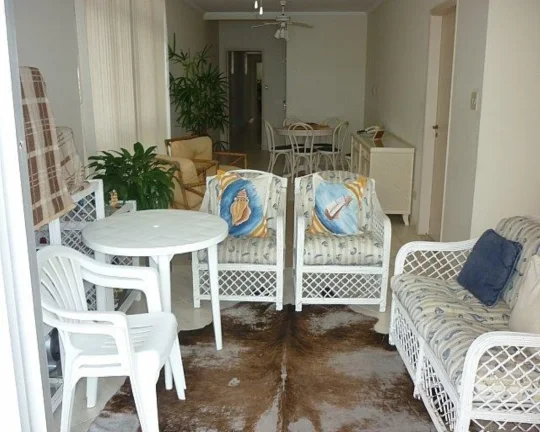 Imagem Apartamento frente mar total , Ed Umuarama, Guarujá-SP, Pitangueiras: 3 quartos, 1 suíte, 2 salas, 3 banheiros, 2 vagas - 190m². Imperdível!