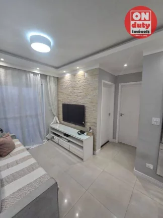 Imagem Apartamento com 2 dormitórios à venda, 59 m² por R$ 550.000,00 - Vila Matias - Santos/SP