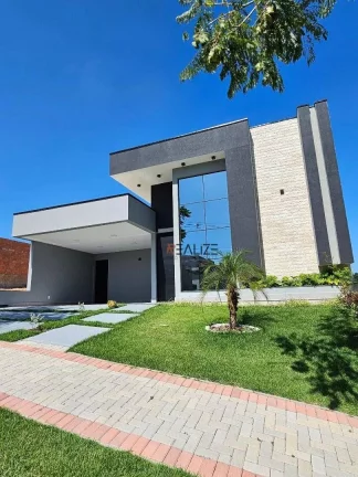Imagem Casa térrea em condomínio com 3 suítes e escritório à venda, por R$ 1.450.000 - Indaiatuba/SP