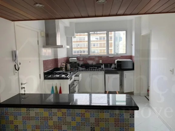 Imagem Apartamento em Higienópolis, com confortáveis 109,53m2, em andar alto e rico em luz natural.