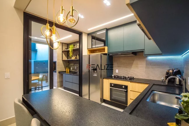 Imagem Casa mobiliada com 3 dormitórios à venda, 140 m² por R$ 1.290.000 - Condomínio Park Gran Reserve - Indaiatuba/SP